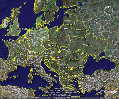 Google Earth so spotmi z 2m