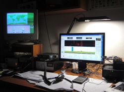 Do�asn� shack OM0AAO na satelity