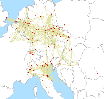 QSO map for 10 GHz