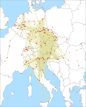 QSO map for 10 GHz