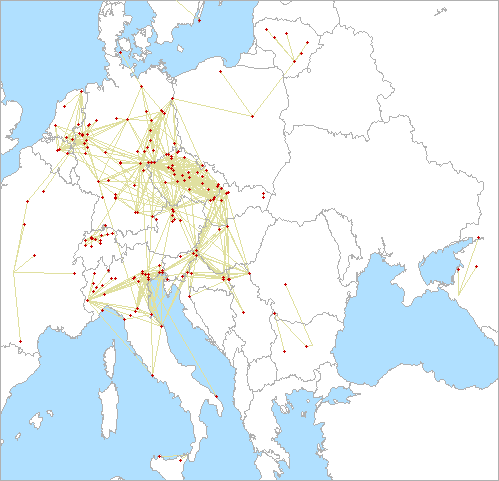 QSO map for 10 GHz