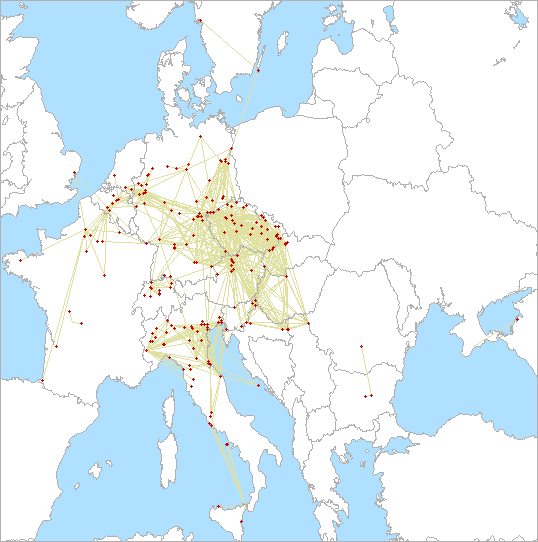 QSO map for 10 GHz