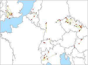 QSO map for 24 GHz