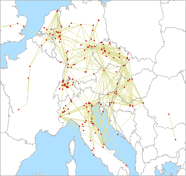 QSO map for 10 GHz