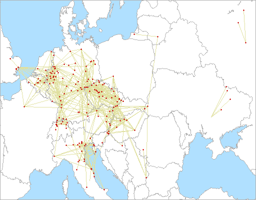 QSO map for 10 GHz