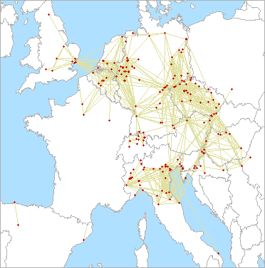 QSO map for 10 GHz