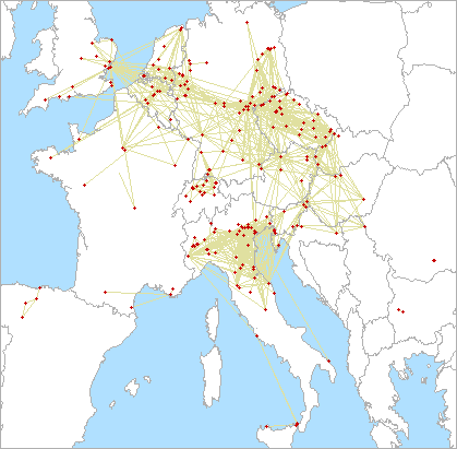 QSO map for 10 GHz